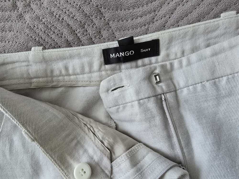 Spodnie cienkie lniane Mango 34 len