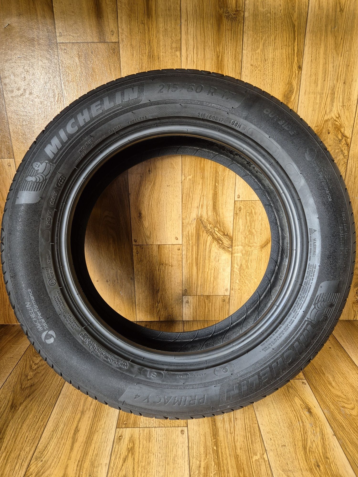 Michelin 215/60/17 Primacy4 Komplet   Nowe Demo Lato
