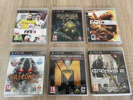 Gry na ps3 killzone, bioshock metro far cry playstation