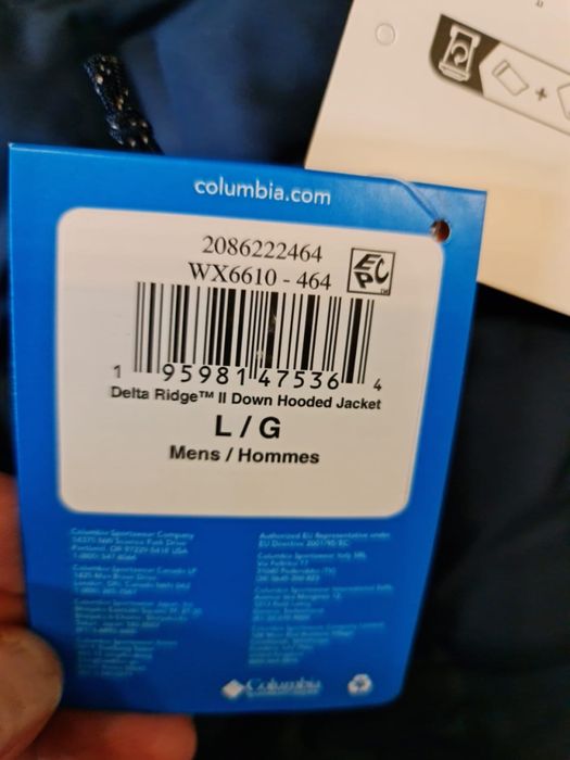 Пуховик Коламбиа Delta Ridge Down Hooded Jacket (1875892)