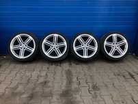 Felgi Opony 4szt AUDI A4 S4 B8 A5 S5 8T A6 8.5x19" 5x112 ET43 POMPEI