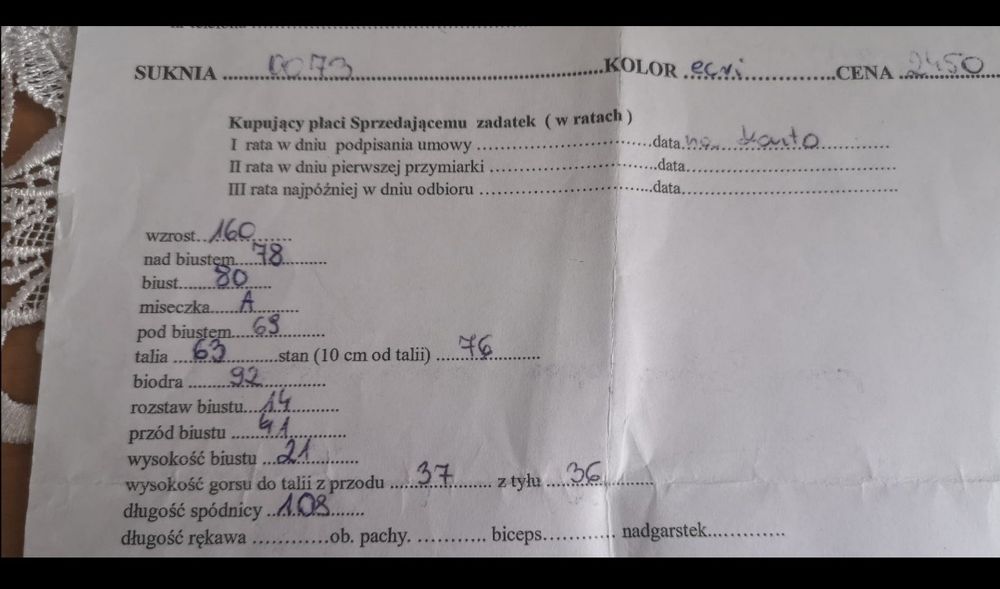 Piękna Suknia Ślubna