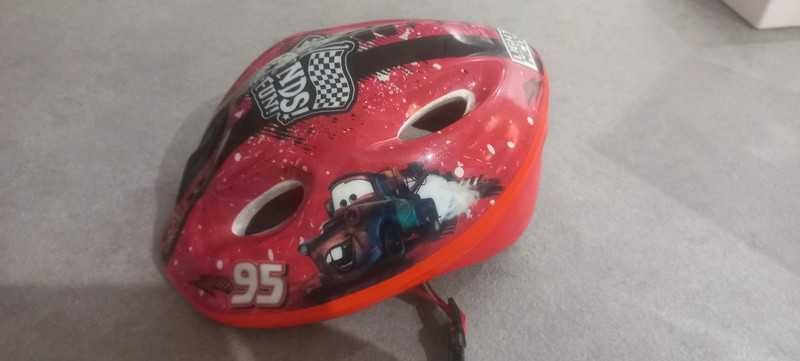 Kask rowerowy dziecięcy Auta