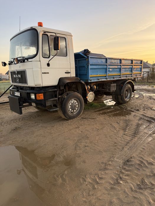 Man 4x4  wywrotka pług