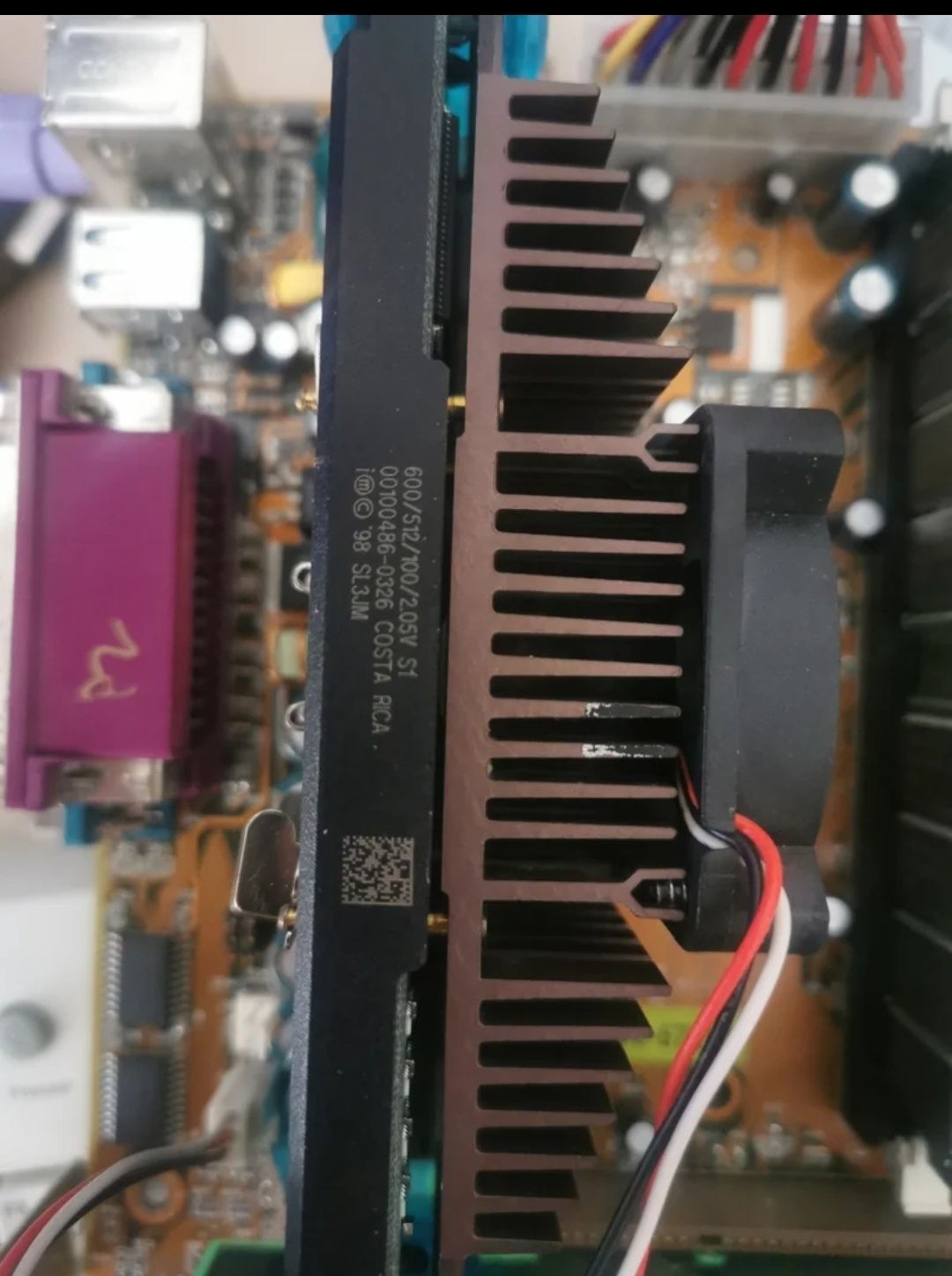 Motherboard Slot-1 Soltek SL-67EV1 P3-600mhz, 256mb