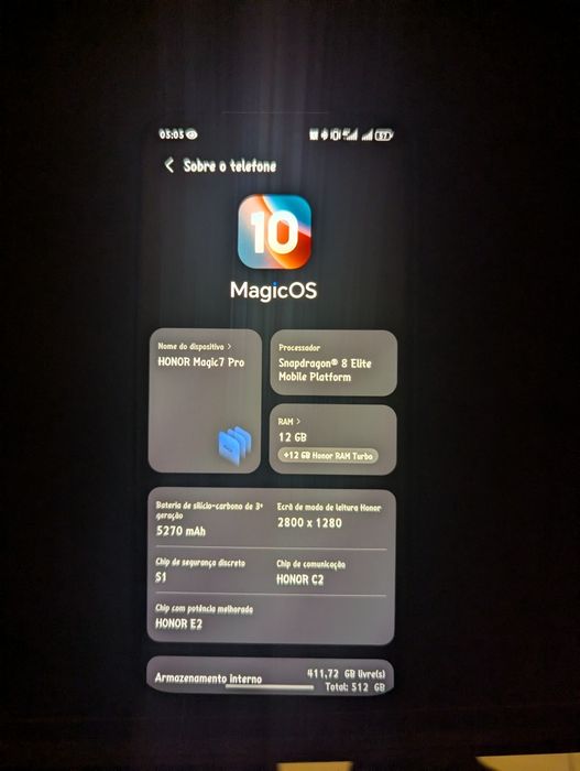 Honor Magic 7 pro 512G/ 12+12G RAM