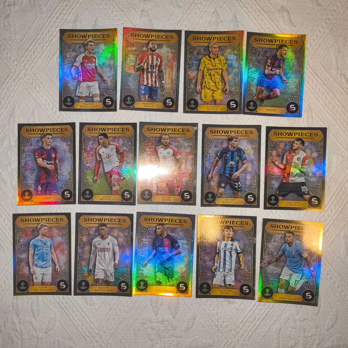 14 Cartas Showpieces Topps Superstars 2024