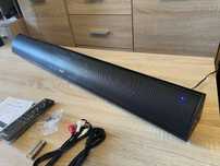 Nowy soundbar z wbudowanym subwooferem, bluetooth, aux, głośniki