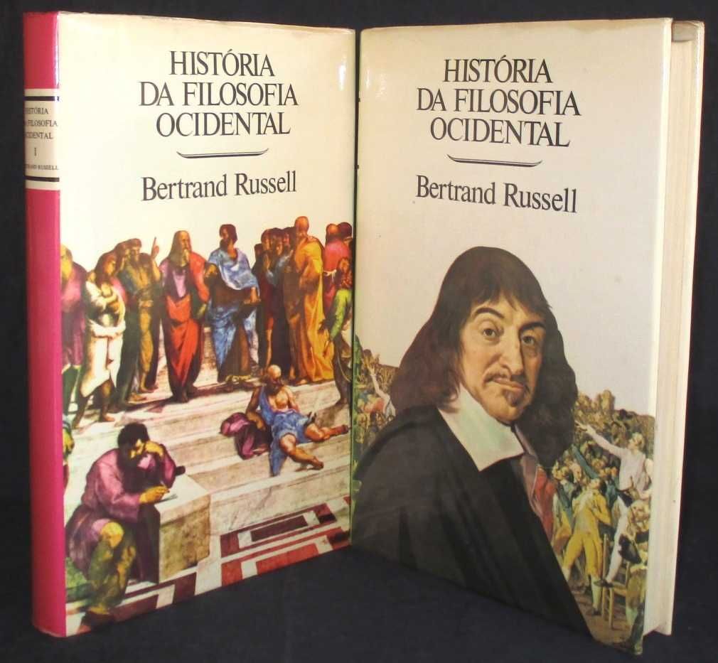 Livro História da Filosofia Ocidental Bertrand Russell 2 volumes