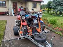 Wynajem przyczepki do przewozu motocykli / Z HAMULCEM / TRANSPORT