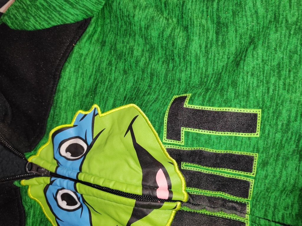 Bluza z kapturem żółwie ninja