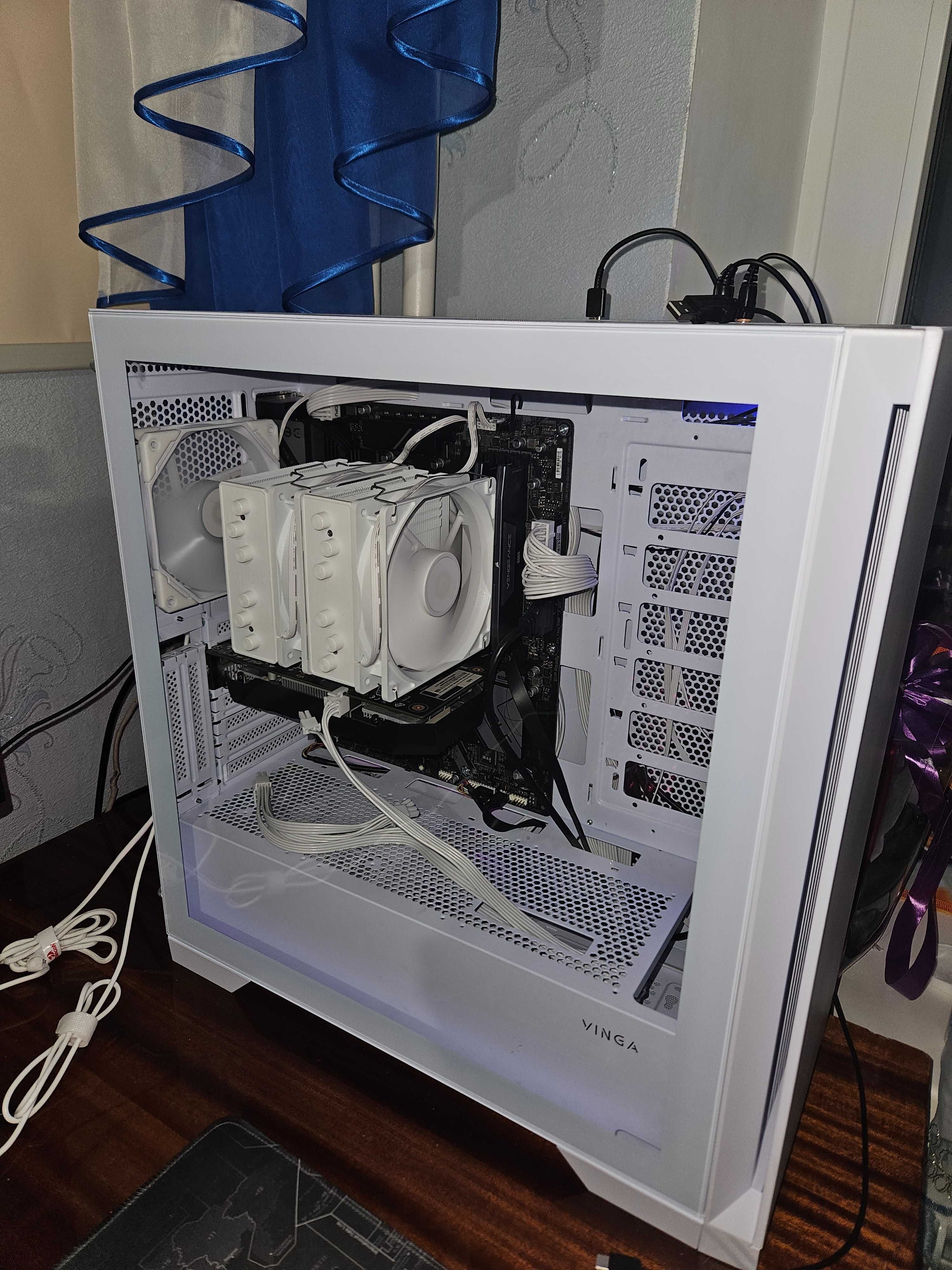 Корпус VINGA CS214W с кулерами IDCooling TF12025 в идеале с гарантией
