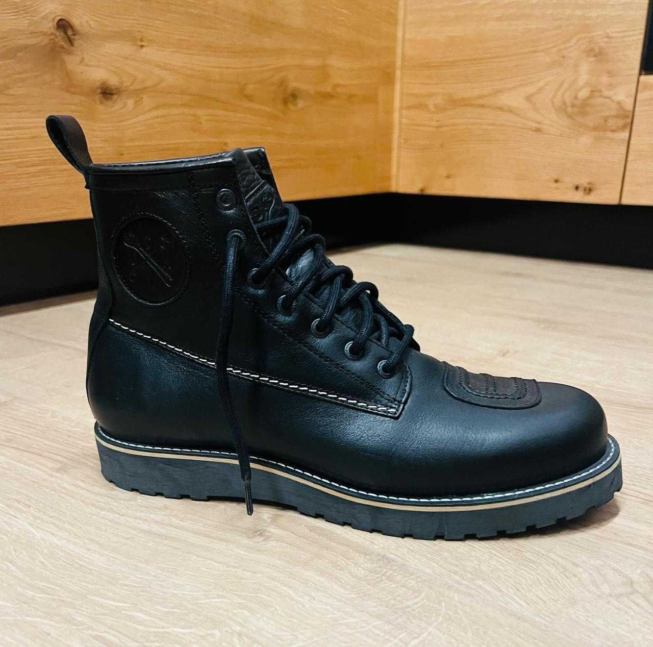 нові мотоциклетні черевики (moto boots) John Doe Iron Black V 2.0