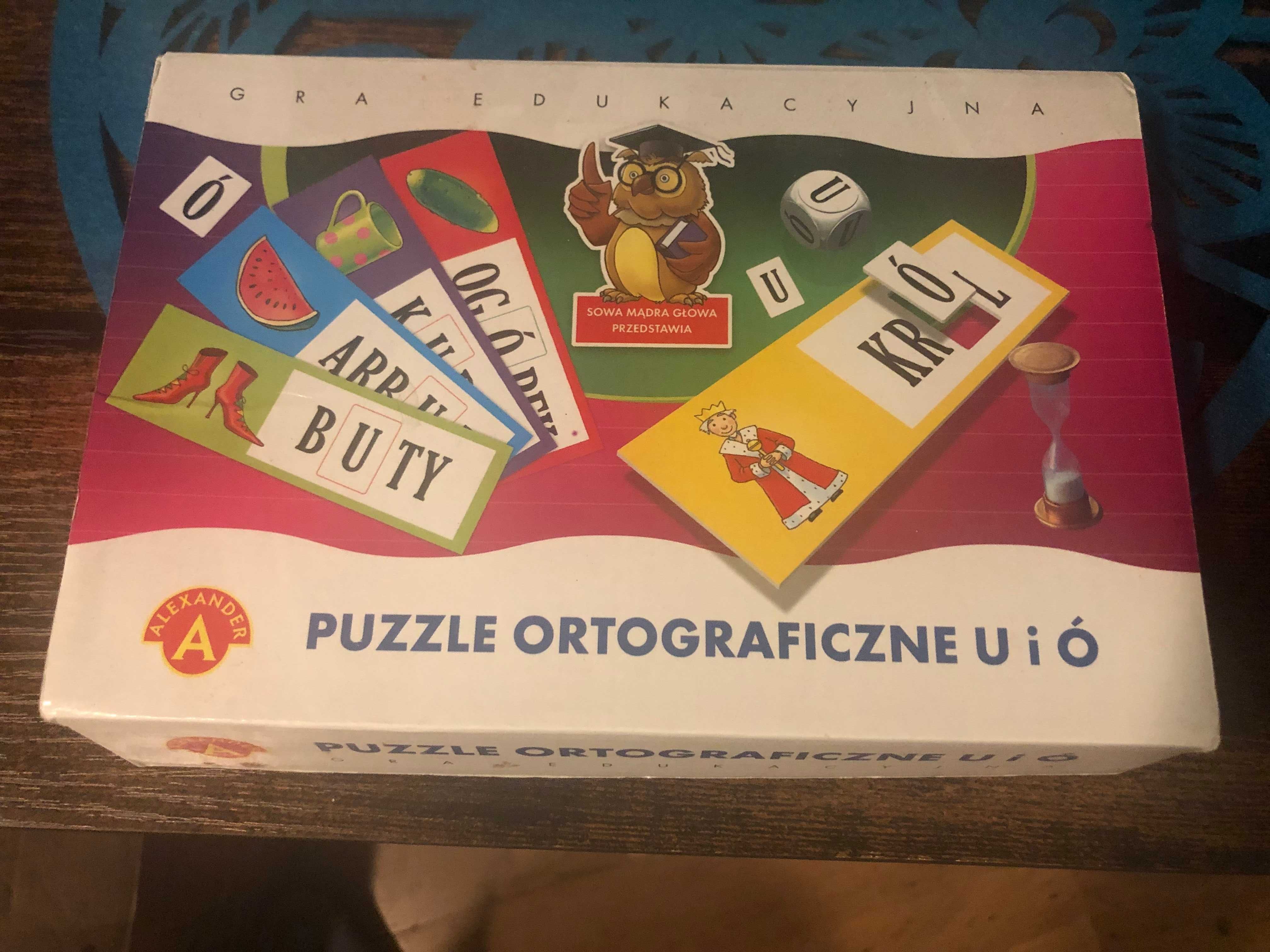 Puzzle ortograficzne U i Ó