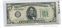 5 доларів США 1934 D CHICAGO ILLINOIS Green SEAL Currency AU 061B 064