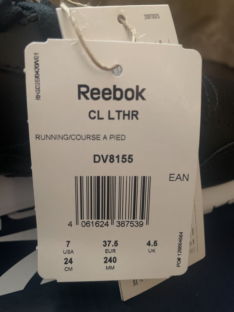 Кросівки  Reebok cl lthr dv8155 жіночі