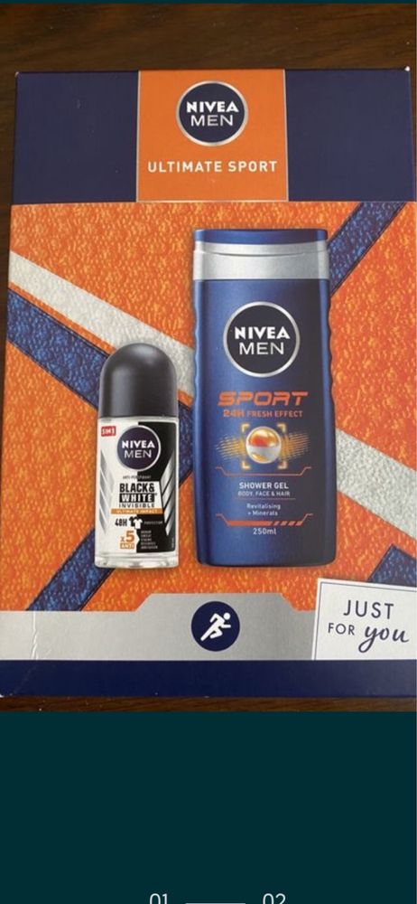 Nowy kpl.Nivea ultimate sport