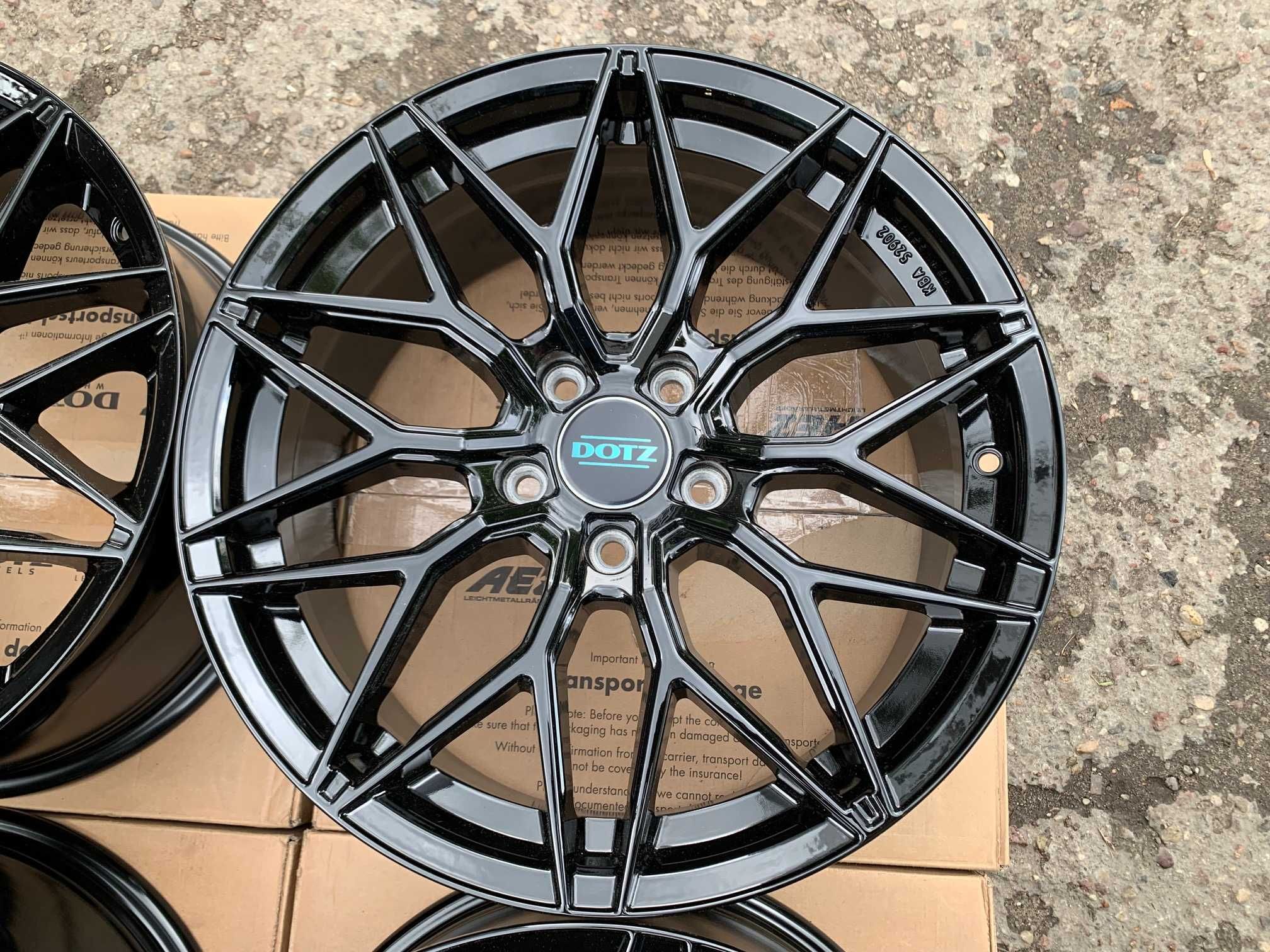 4x felgi DOTZ SUZUKA black 18"x8" roz. 5x114,3 ET 48 KIA MAZDA RENAULT
