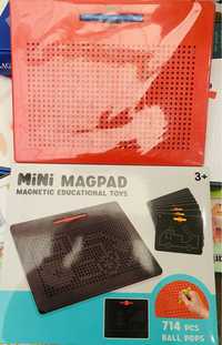 Великий магнітний планшет із ручкою для малювання Mini Magpad 32х25