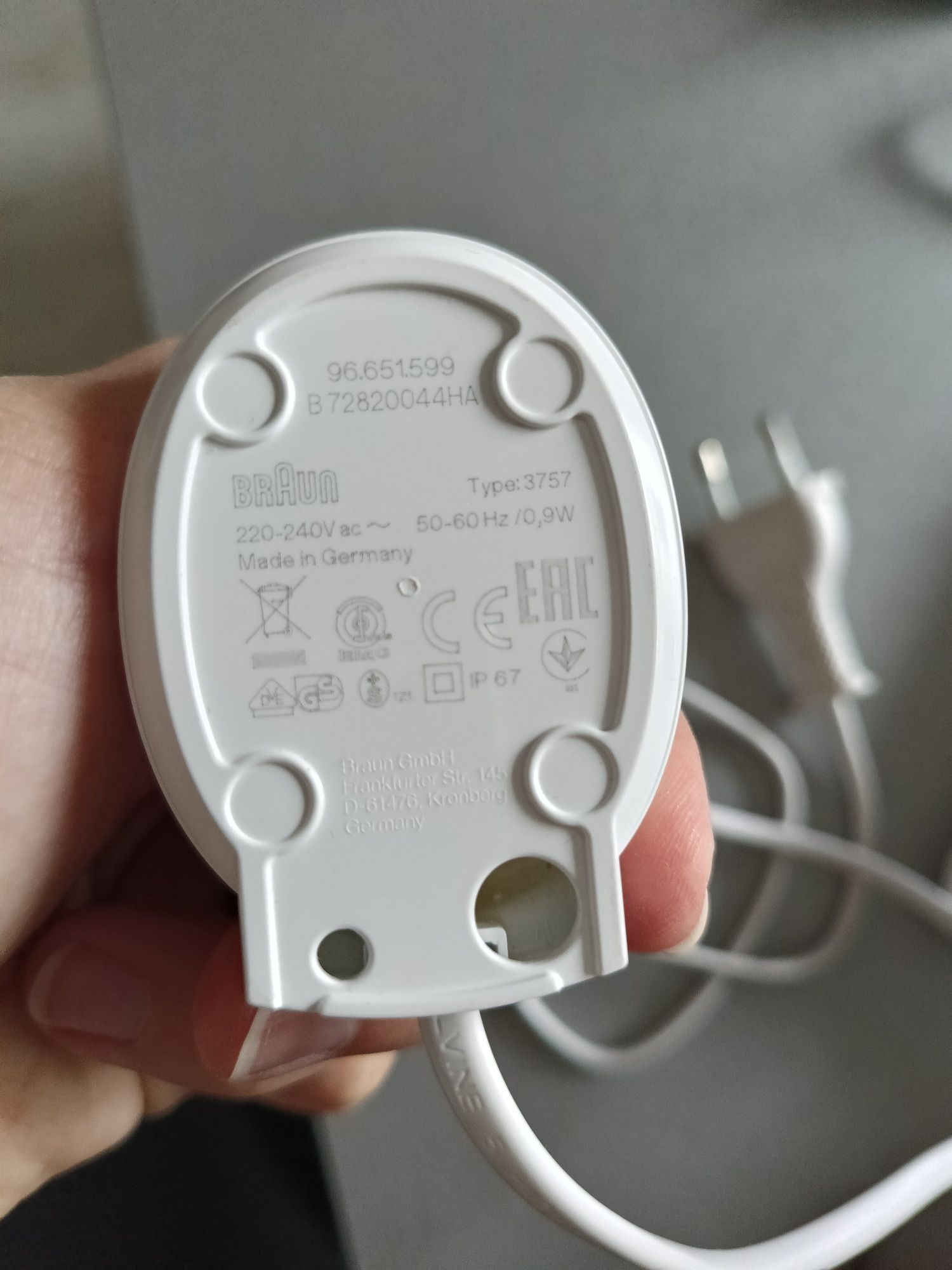 Ładowarka nowa do szczoteczki Braun Oral-B