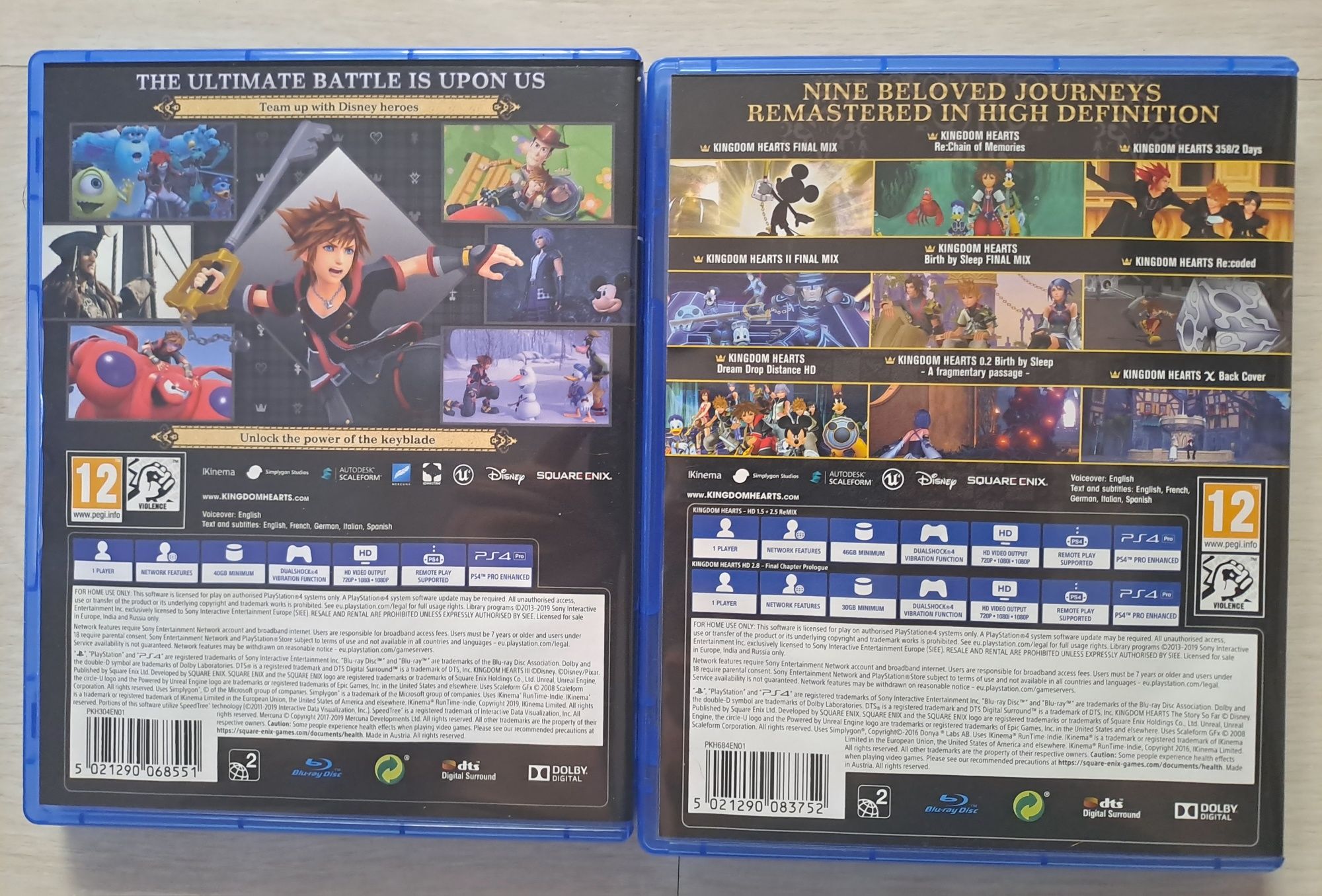 Coleção Kingdom Hearts - Ps4/Ps5