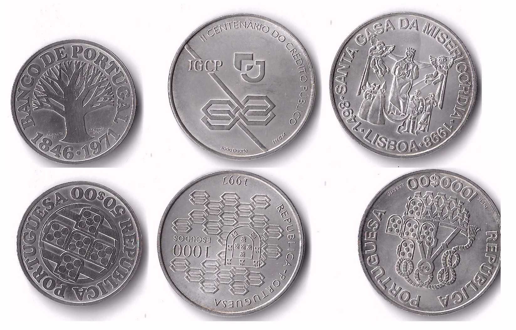 Instituições Portuguesas - 3 Moedas Comemorativas
