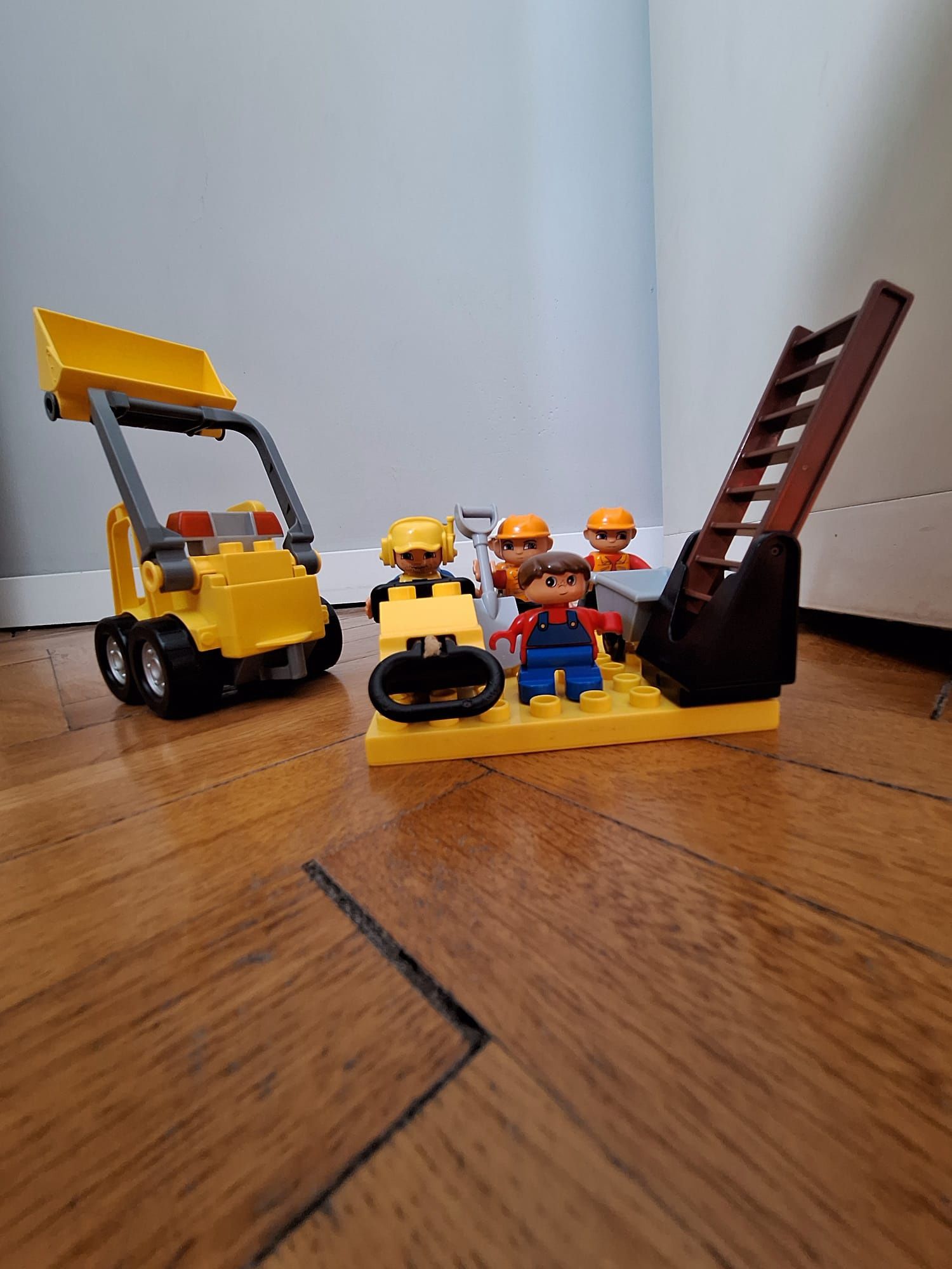 DUŻY ZESTAW LEGO Duplo, tory,kolejka, domek, figurki