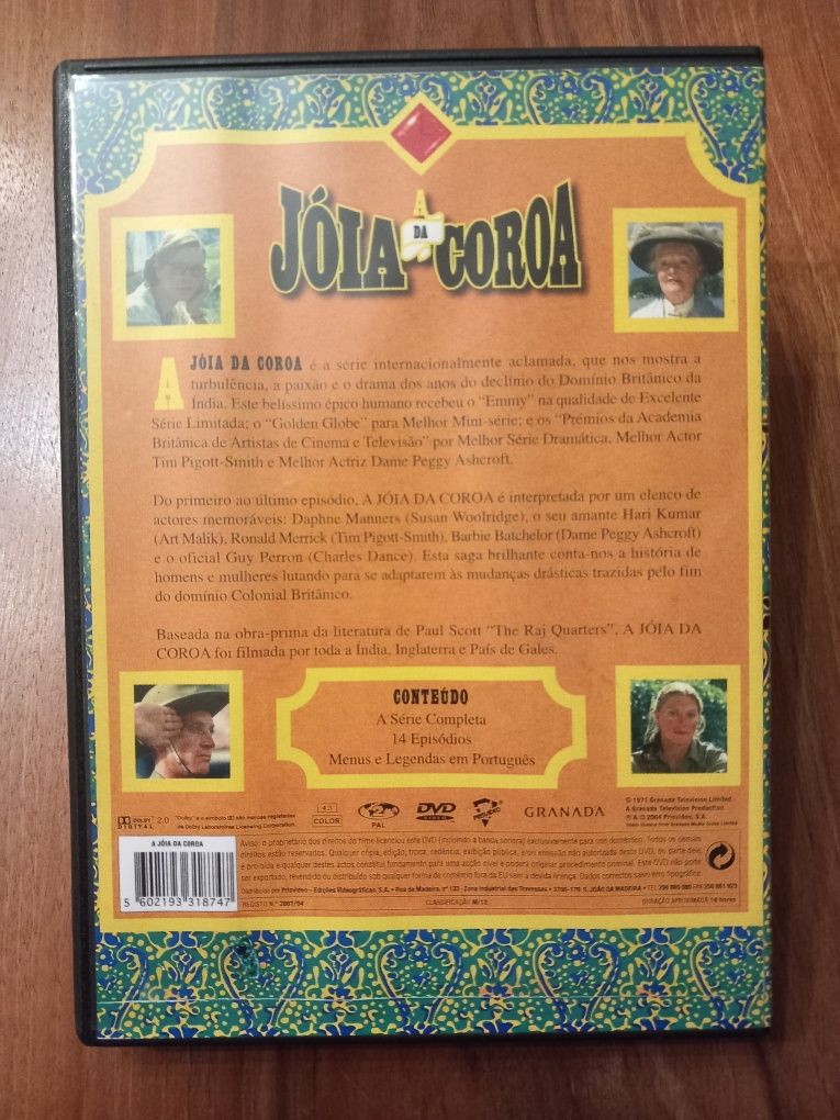 A Jóia da Coroa (Série Completa 4 DVDS)