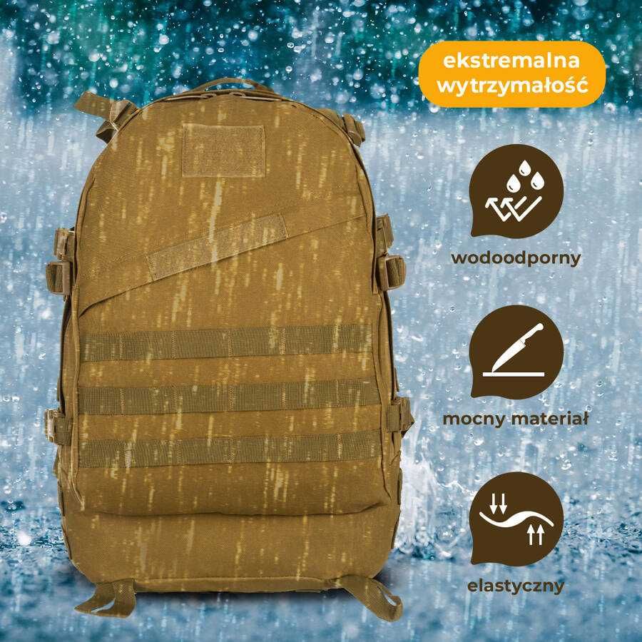 Wodoodporny, taktyczny plecak, plecak ewakuacyjny, podróżny — Peterson