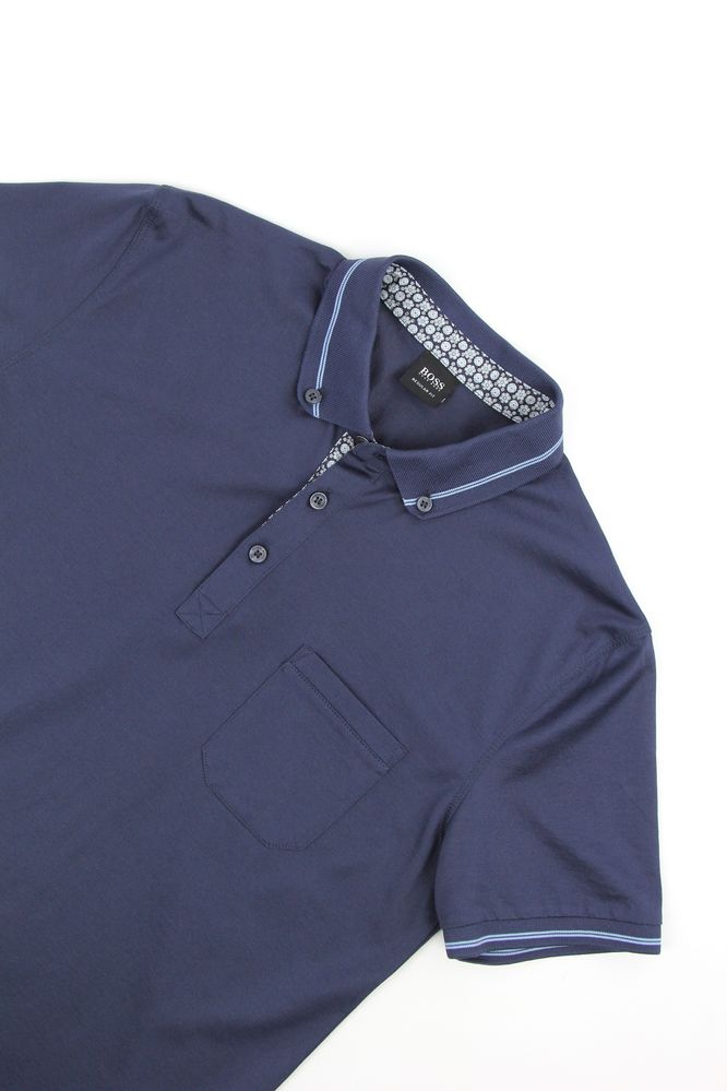 HUGO BOSS чоловіче синє поло Regular. Оригінал. (М)