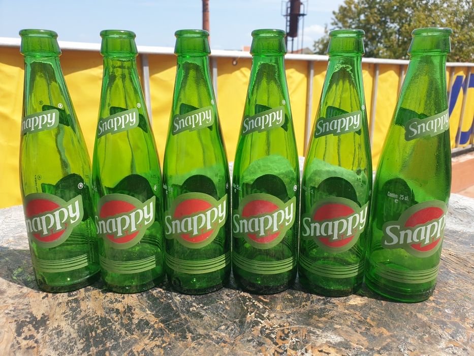 Garrafas antigas da Snappy