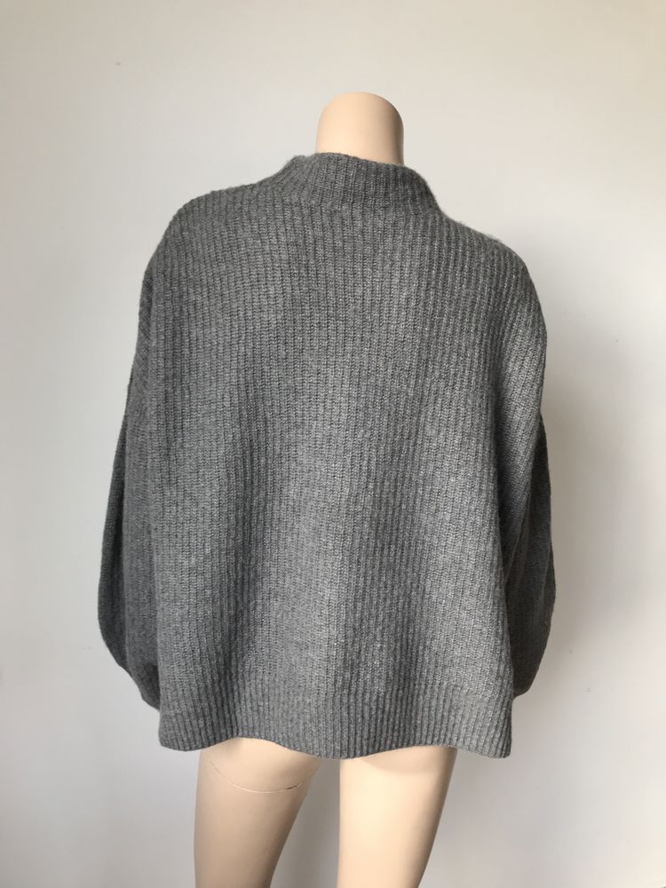 MAC sweter półgolf damski XL wełna kaszmir oversize