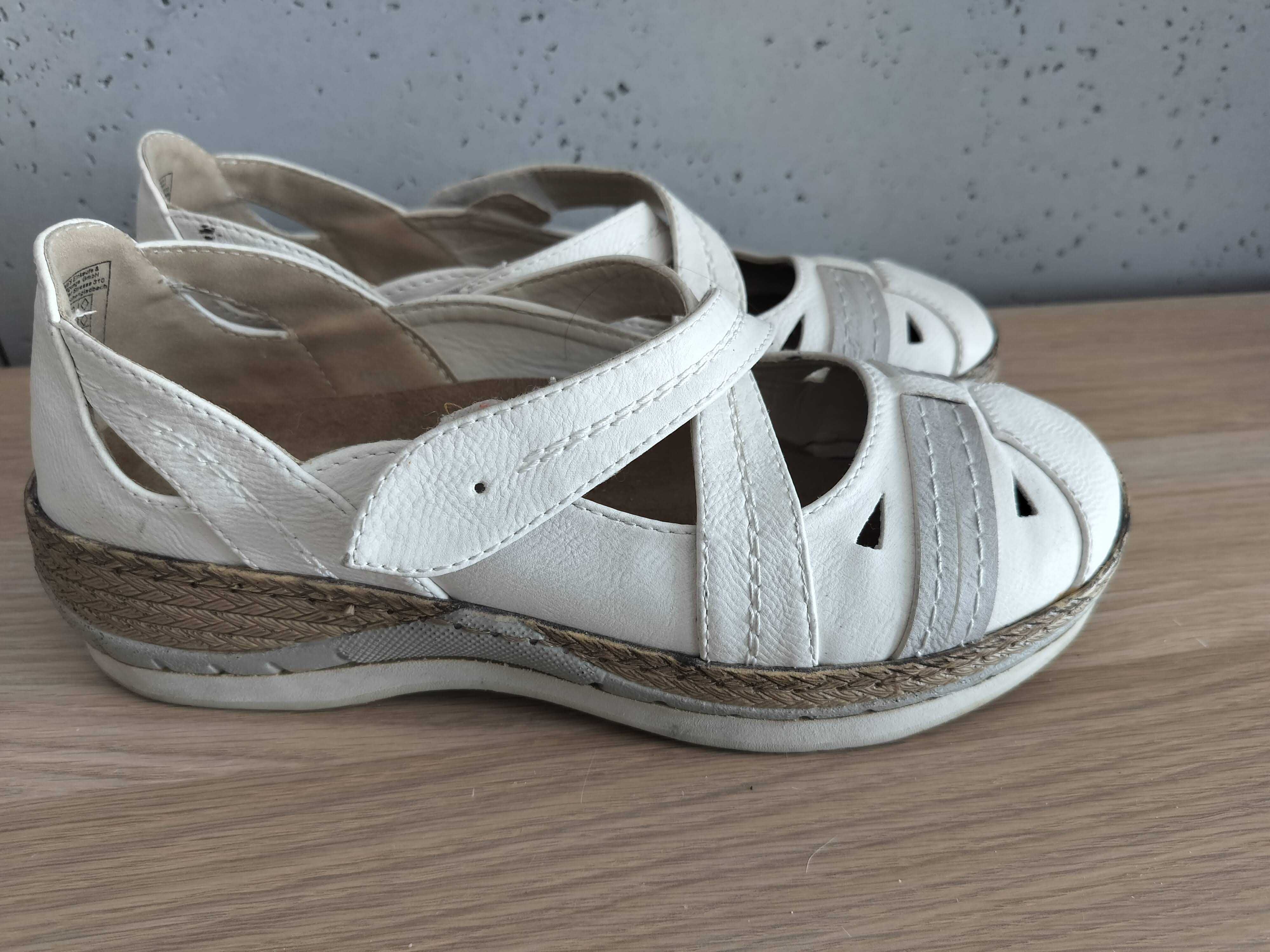 Buty damskie 40 mokasyny naturalna skóra oddychające lekkie dł25,5