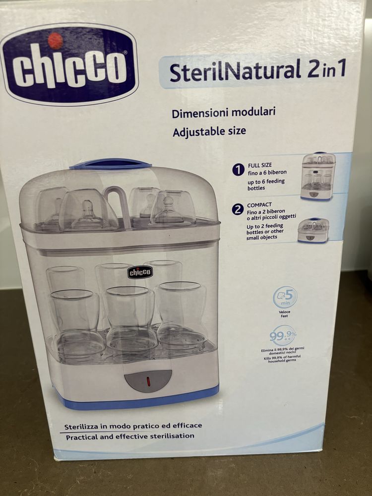 Esterilizador chicco 2 em 1