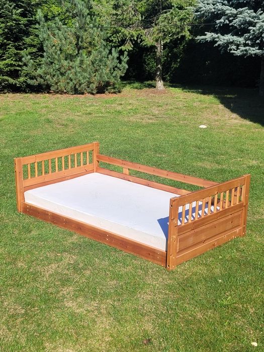 Łóżko drewniane ikea 180x90 materac