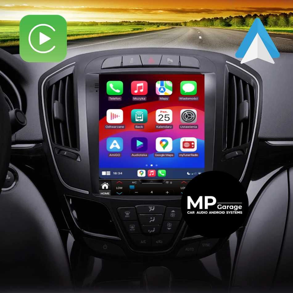 Opel Insignia 13-17 stacja multimedialna Android CarPlay/AA Qled 4G Gw