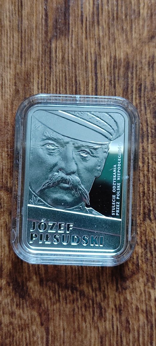 Moneta 10 zł Piłsudski srebrna