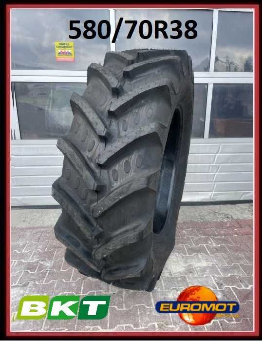 Opona 580/70R38 BKT AGRIMAX RT 765 TL 155D Nowa, Mocna!!!