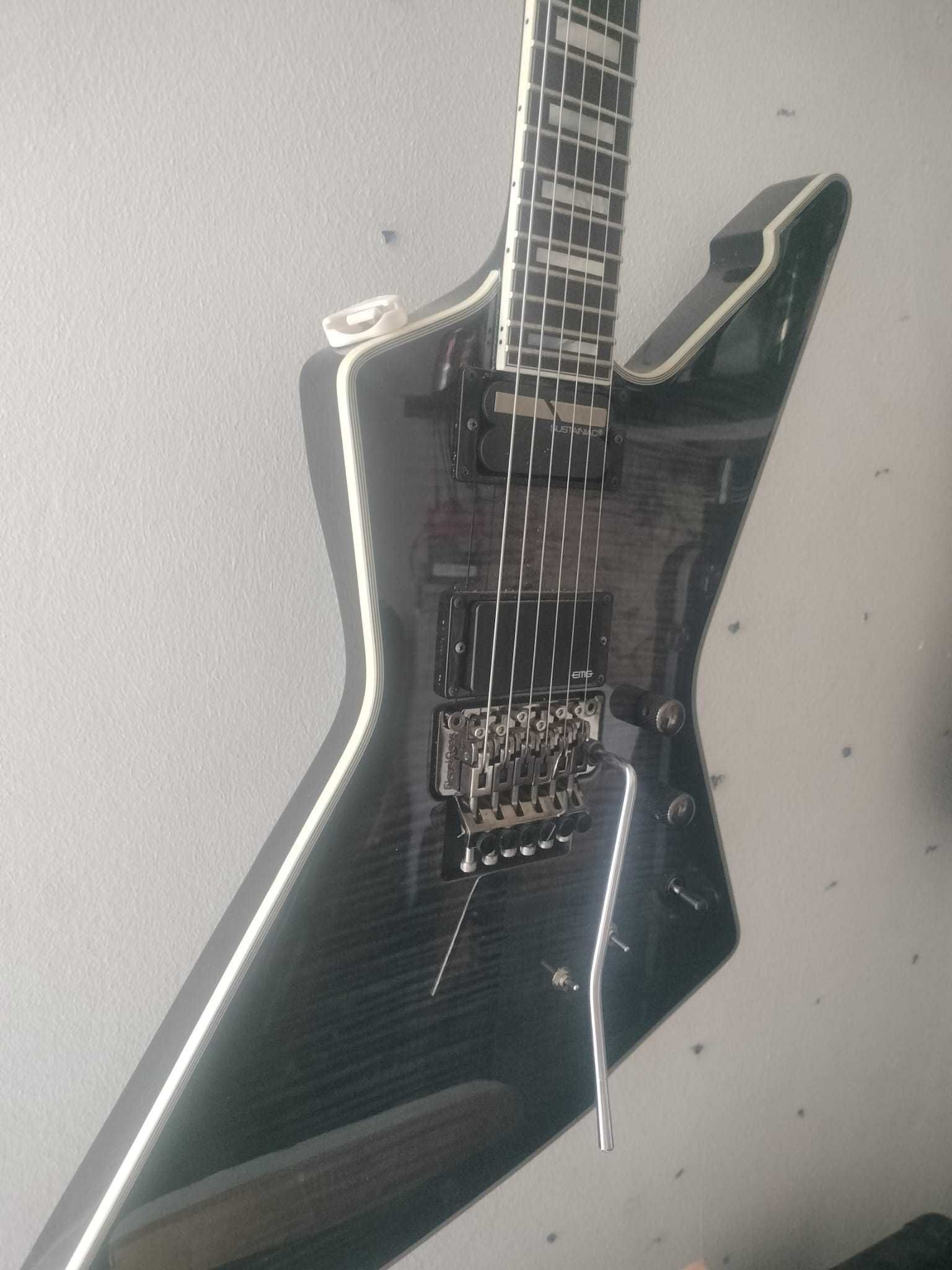 Schecter E-1 FR-S Jake Pitts Trans Black Burst