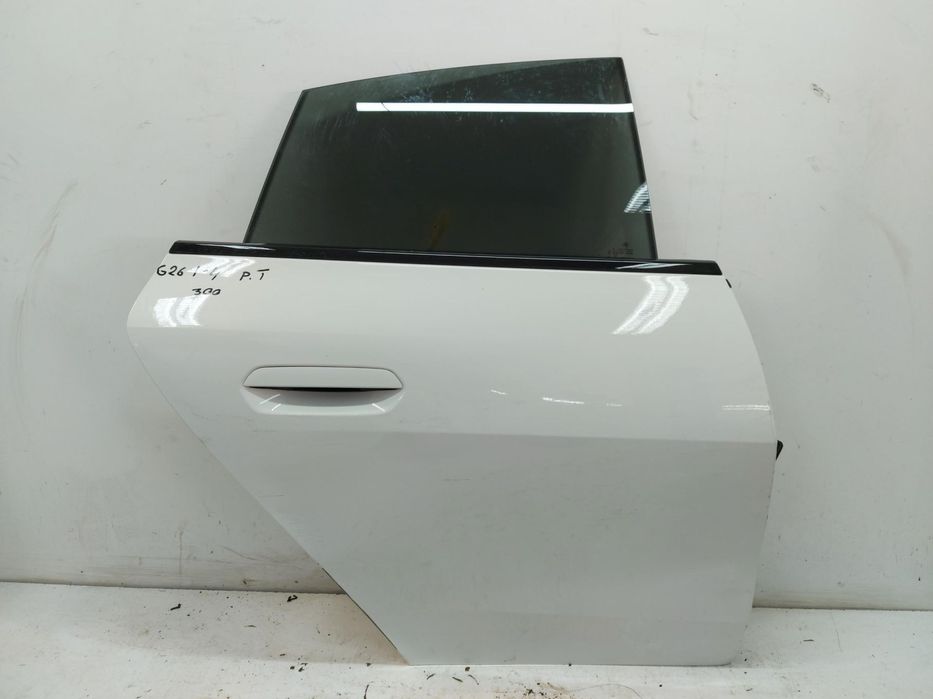 BMW i4 G26 4 GranCoupe, 2023 drzwi prawe tył tylne białe a300 USZKODZONE !