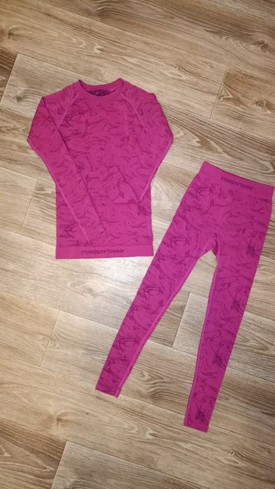 Термобелье комплект 122-128,   леггенсы на флисе,12