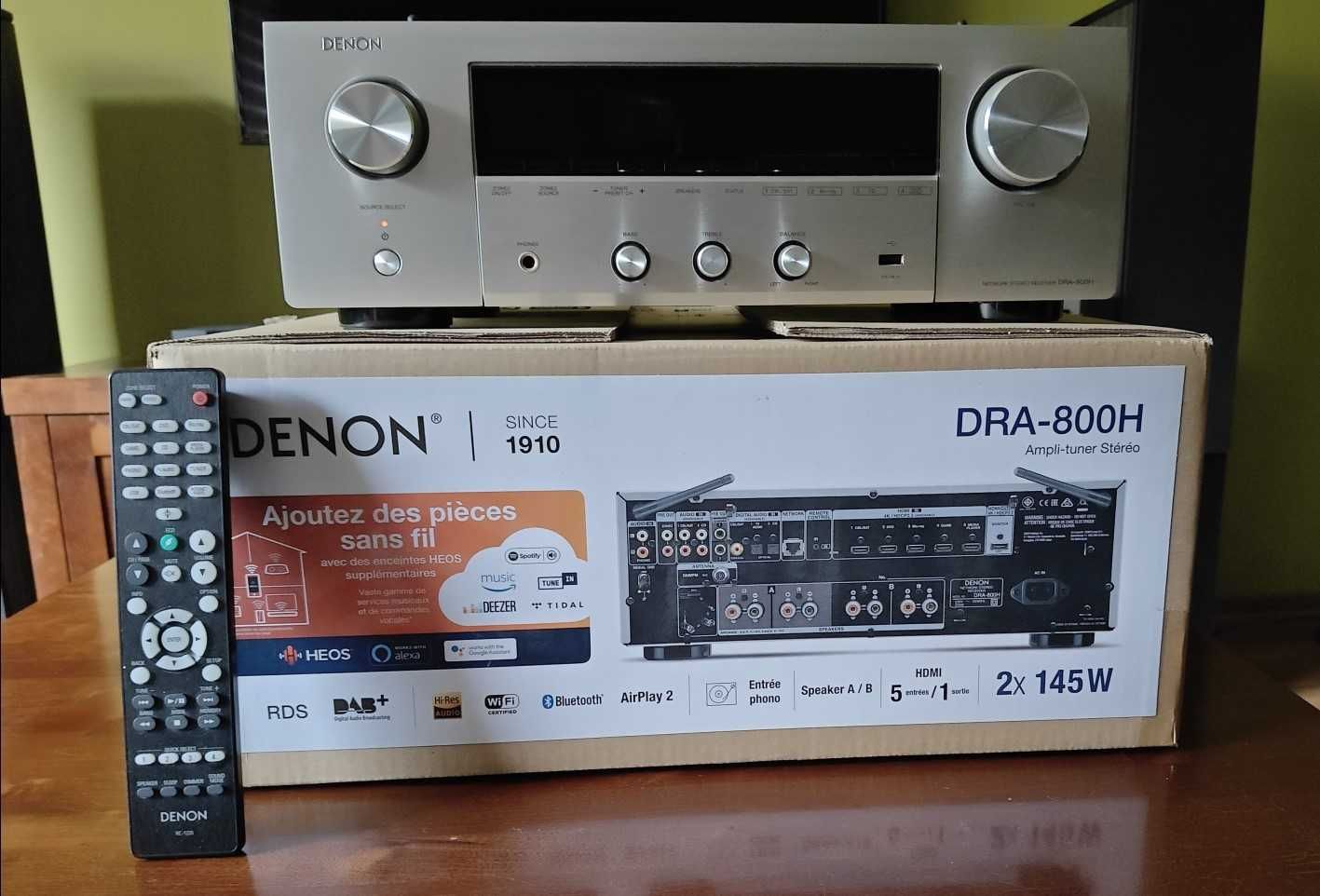Amplituner sieciowy Stereo DENON DRA-800H