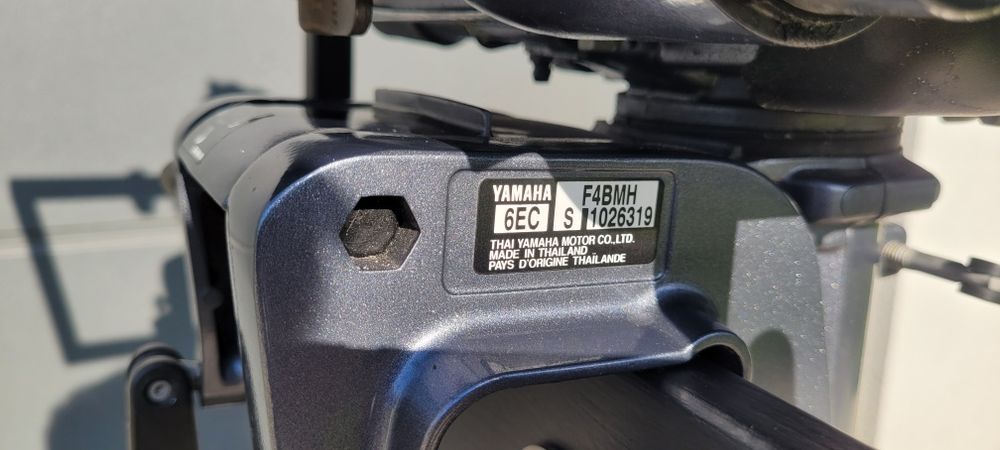 Yamaha 4hp 2022r silnik zaburtowy linia paliwowa do pontonu łodzi