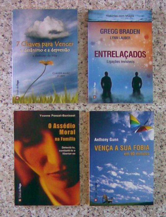 Lote com 15 livros da editora Sinais de Fogo - venda individual