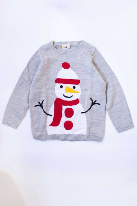 Светр різдвяний новорічний святковий для дівчинки 2 р 3 р 4 р 5 р 6 р