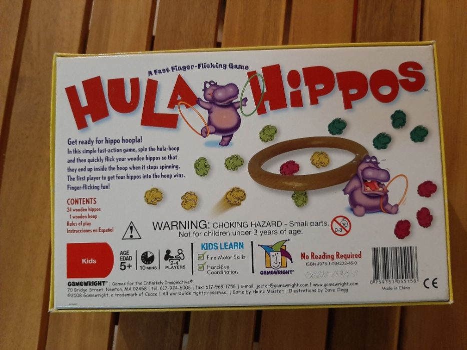 Jogo Hula Hippos da GameWright