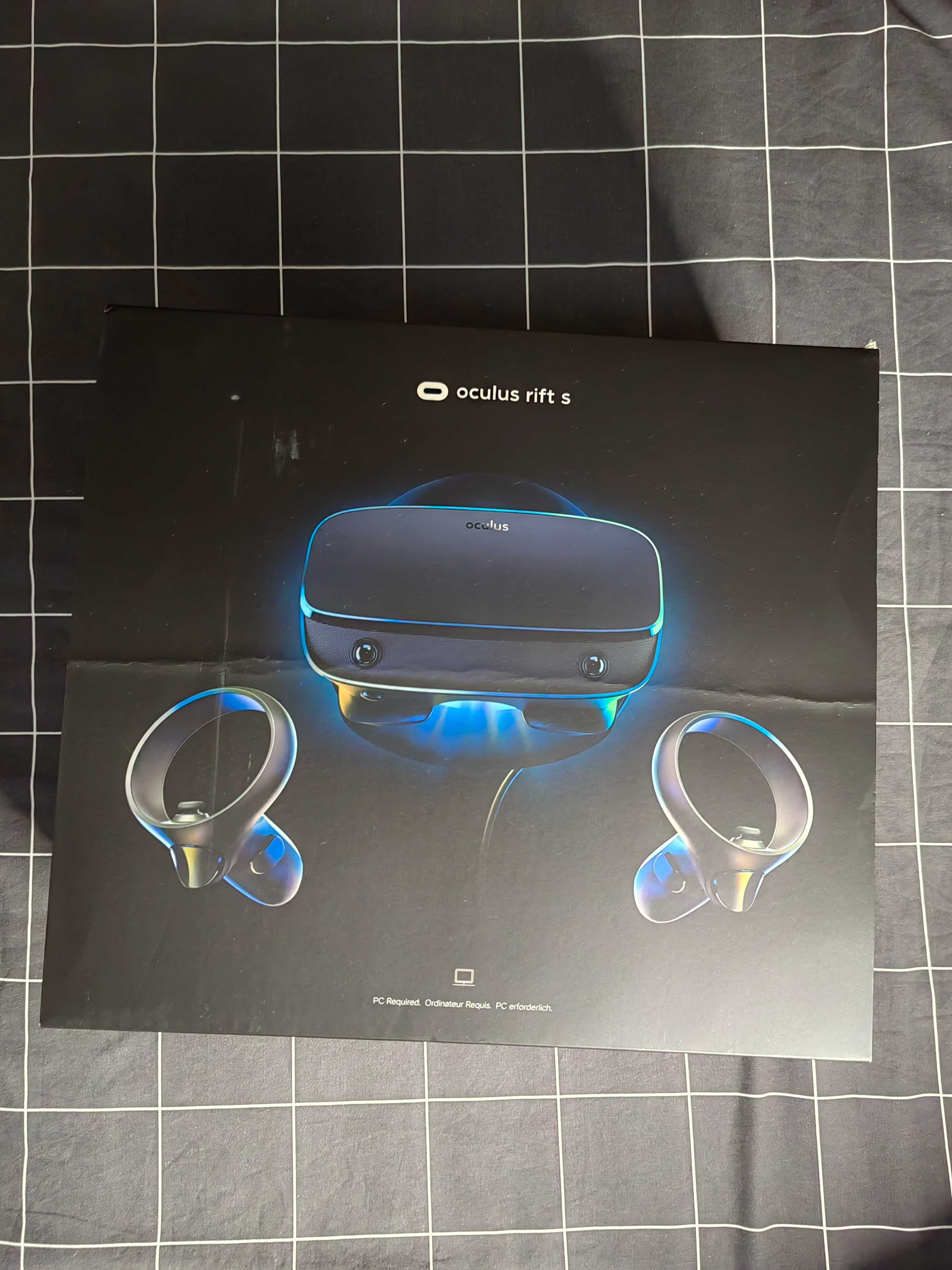 Oculus RIFT S + Gunstock + Proteção Lentes - Caixa original