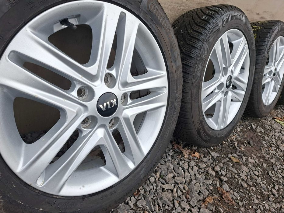 [K101] KOŁA ZIMOWE,ALUFELGI 16'' 5x114,3 ORYGINAŁ KIA+205/55R16.