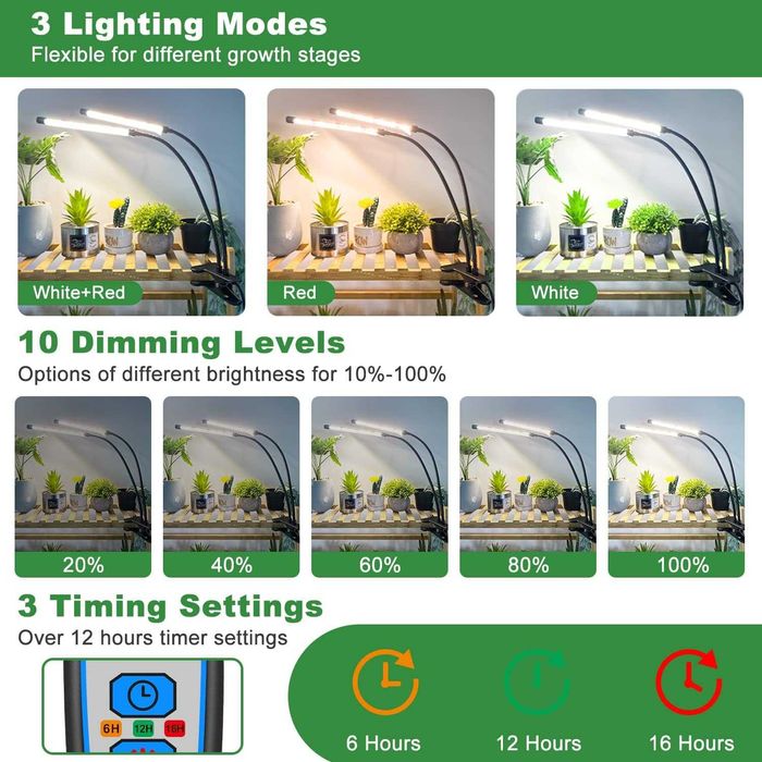 Nowa lampa do uprawy roślin /oświetlenie/światło/światełko/ LED !9170!
