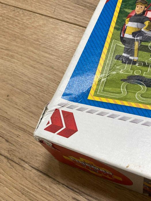 Trefl puzzle strażak Sam 3w1 wiek 3+ stan bardzo dobry